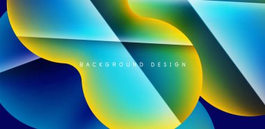 Renkli çember soyut arkaplan. Duvar kağıdı, afiş, sunum, arkaplan şablonu