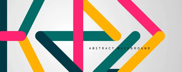 Straight Lines Minimalist Abstract Background Fluid Colors Vector Illustration Wallpaper — Stockvektor