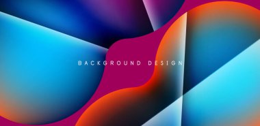 Colorful bubble abstract background with shadow effects. Minimalist geometric vector Illustration For Wallpaper, Banner, Background, Card, Book Illustration, landing page