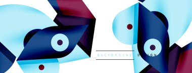 Yaratıcı parlak geometrik duvar kağıdı. Asgari soyut arkaplan. Daire çizgileri, duvar kağıdı arkaplanı veya iniş sayfası için kompozisyon vektör ilüstrasyonunu şekillendirir