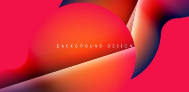 Colorful bubble abstract background with shadow effects. Minimalist geometric vector Illustration For Wallpaper, Banner, Background, Card, Book Illustration, landing page