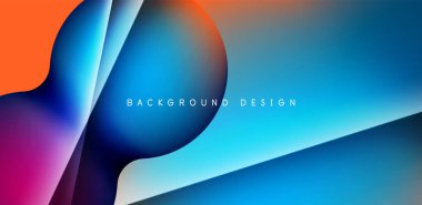 Colorful bubble abstract background with shadow effects. Minimalist geometric vector Illustration For Wallpaper, Banner, Background, Card, Book Illustration, landing page