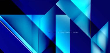 Akışkan gradyan renklerle dinamik üçgen tasarımı soyut arkaplan