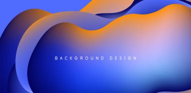 Kapaklar, şablonlar, el ilanları, pankartlar, broşürler, afişler için akışkan dalgalar soyut arkaplan