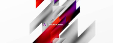 Modern trend minimalist soyut arka plan. Geometrik desen tasarımı, 3 boyutlu ve gölge efektleri. Vektör İllüstrasyonu