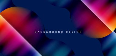 Renkli çember soyut arkaplan. Duvar kağıdı, afiş, sunum, arkaplan şablonu