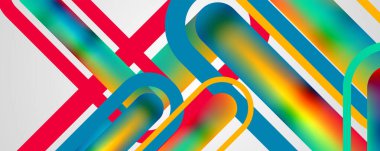 Straight lines minimalist abstract background with fluid colors. Vector Illustration For Wallpaper, Banner, Background, Card, Book Illustration, landing page