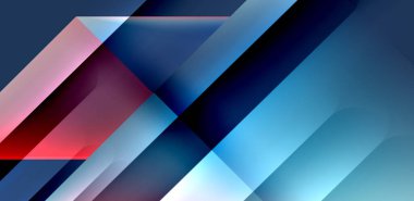 Akışkan gradyan renklerle dinamik üçgen tasarımı soyut arkaplan