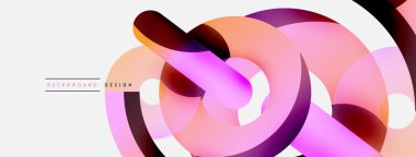 Soyut arkaplanı çember içine al. Duvar kağıdı afişi arkaplan kartı veya iniş sayfası için vektör illüstrasyonu