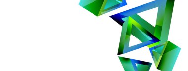 3d üçgen soyut arkaplan. Temel şekil teknolojisi ya da iş konsepti bileşimi. Duvar kağıdı, afiş, arkaplan veya iniş için moda tekno iş şablonu