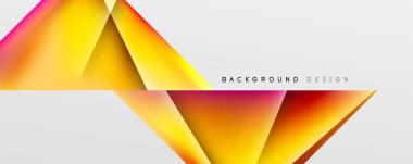 Triangle fluid color gradient abstract background. Vector Illustration For Wallpaper, Banner, Background, Card, Book Illustration, landing page