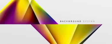 Triangle fluid color gradient abstract background. Vector Illustration For Wallpaper, Banner, Background, Card, Book Illustration, landing page