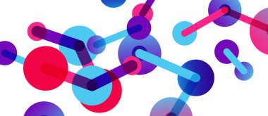 Ağ konsepti soyut arka plan. Nokta bağlantısı. Büyük veri fikri. Duvar kağıdı, afiş, arkaplan veya iniş için iş şablonu