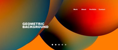 Akışkan şekiller vektör soyut arkaplanı