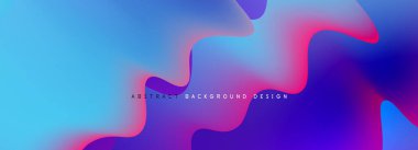 Kapaklar, şablonlar, el ilanları, pankartlar, broşürler, afişler için sıvı renk dinamik soyut arkaplan dalgaları