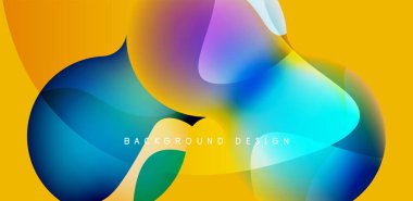 Spheres and circles abstract background, trendy colorful design. Vector Illustration For Wallpaper, Banner, Background, Card, Book Illustration, landing page
