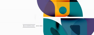 Çizgiler, kareler, daireler ve üçgenler. Duvar kağıdı, pankart, arkaplan, sunum veya iniş sayfası için Geometrik soyut arkaplan