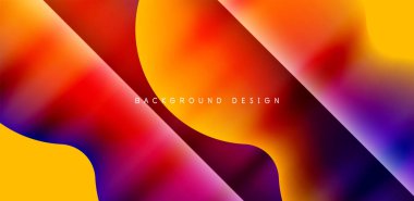 Renkli çember soyut arkaplan. Duvar kağıdı, afiş, sunum, arkaplan şablonu