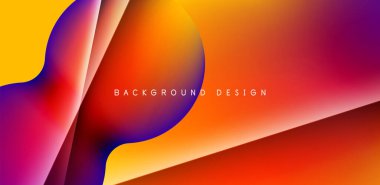 Renkli çember soyut arkaplan. Duvar kağıdı, afiş, sunum, arkaplan şablonu