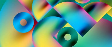 Circle composition abstract wallpaper background