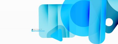 Çizgi, üçgen, kare ve çember ilkel bileşimi. Duvar kağıdı, pankart, arkaplan, iniş sayfası için vektör geometrik asgari özet arkaplan