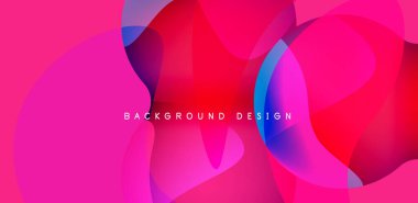 Spheres and circles abstract background, trendy colorful design. Vector Illustration For Wallpaper, Banner, Background, Card, Book Illustration, landing page