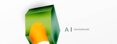 Soyut arkaplan - 3 boyutlu soyut şekil. Yapay zeka teknolojisi, engelleme zinciri, iletişim için duvar kağıdı, 5G, bilim, iş