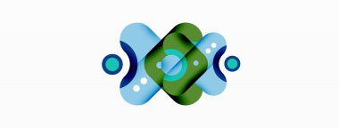 Yaratıcı geometrik duvar kağıdı. Minimum baloncuk oku ve çemberin soyut arkaplanı. Duvar kağıdı, afiş, arkaplan veya iniş için tekno iş şablonu