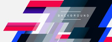 Geçmişi. Geometrik köşegen şekiller ve çizgiler soyut bileşim. Duvar kağıdı afişi veya iniş sayfası için vektör illüstrasyonu