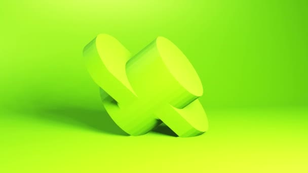 Cylinder Abstract Shape Motion Graphics Background Techno Looping Video Animation — Wideo stockowe