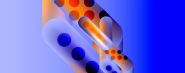 Yuvarlak şekiller ve akışkan eğimli çizgiler soyut arkaplan. Duvar kağıdı, afiş, arkaplan, broşür, katalog, kapak, broşür