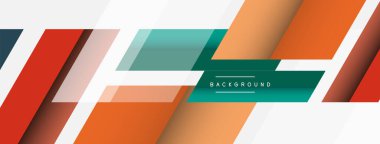 Geçmişi. Geometrik köşegen şekiller ve çizgiler soyut bileşim. Duvar kağıdı afişi veya iniş sayfası için vektör illüstrasyonu