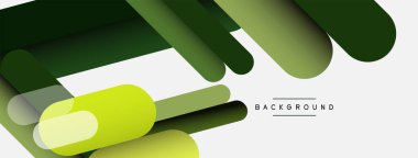 Soyut arkaplan. Yuvarlak şekiller, gri arkaplanda çizgiler. Duvar kağıdı afişi veya iniş sayfası için vektör illüstrasyonu