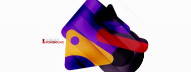 Çizgi, üçgen, kare ve çember ilkel bileşimi. Duvar kağıdı, pankart, arkaplan, iniş sayfası için vektör geometrik asgari özet arkaplan