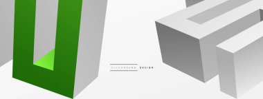 3d line geometric creative abstract background. Trendy techno business template for wallpaper, banner, background or landing