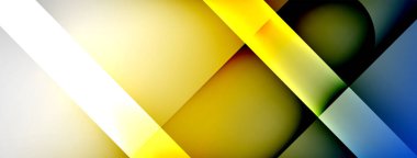 Çizgileri, daireleri olan hafif geometrik arkaplan