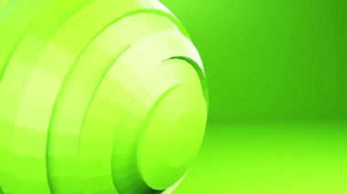 Abstract techno sphere 3d looping video background