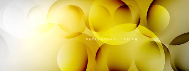 Çizgileri, daireleri olan hafif geometrik arkaplan