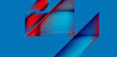 Akışkan gradyan renklerle dinamik üçgen tasarımı soyut arkaplan