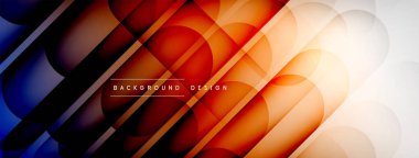 Çizgileri, daireleri olan hafif geometrik arkaplan