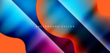 Colorful bubble abstract background with shadow effects. Minimalist geometric vector Illustration For Wallpaper, Banner, Background, Card, Book Illustration, landing page