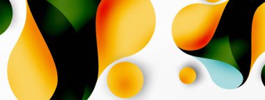 Akan geometrik şekiller, minimalist soyut arkaplanı oluşturur. Yuvarlak şekiller ve daireler. Yapay zeka teknolojisi, engelleme zinciri, iletişim için duvar kağıdı, 5G, bilim, iş