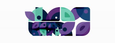 Çizgiler, kareler, daireler ve üçgenler. Duvar kağıdı, pankart, arkaplan, sunum veya iniş sayfası için Geometrik soyut arkaplan