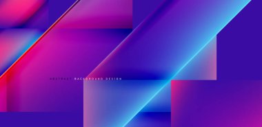 Akışkan gradyan renklerle dinamik üçgen tasarımı soyut arkaplan