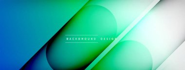 Soyut arkaplan - geometrik bileşim ışık ve gölgelerle oluşturuldu. Teknoloji veya iş dijital şablonu