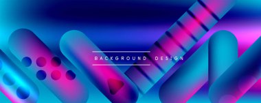 Yuvarlak şekiller ve akışkan eğimli çizgiler soyut arkaplan. Duvar kağıdı, afiş, arkaplan, broşür, katalog, kapak, broşür