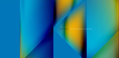 Akışkan gradyan renklerle dinamik üçgen tasarımı soyut arkaplan