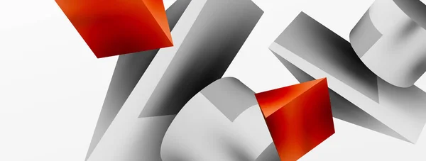Vector Abstract Background Shapes Triangle Cylinder Trendy Techno Business Template — Διανυσματικό Αρχείο