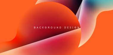 Renkli çember soyut arkaplan. Duvar kağıdı, afiş, sunum, arkaplan şablonu