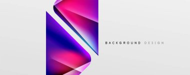 Triangle fluid color gradient abstract background. Vector Illustration For Wallpaper, Banner, Background, Card, Book Illustration, landing page
